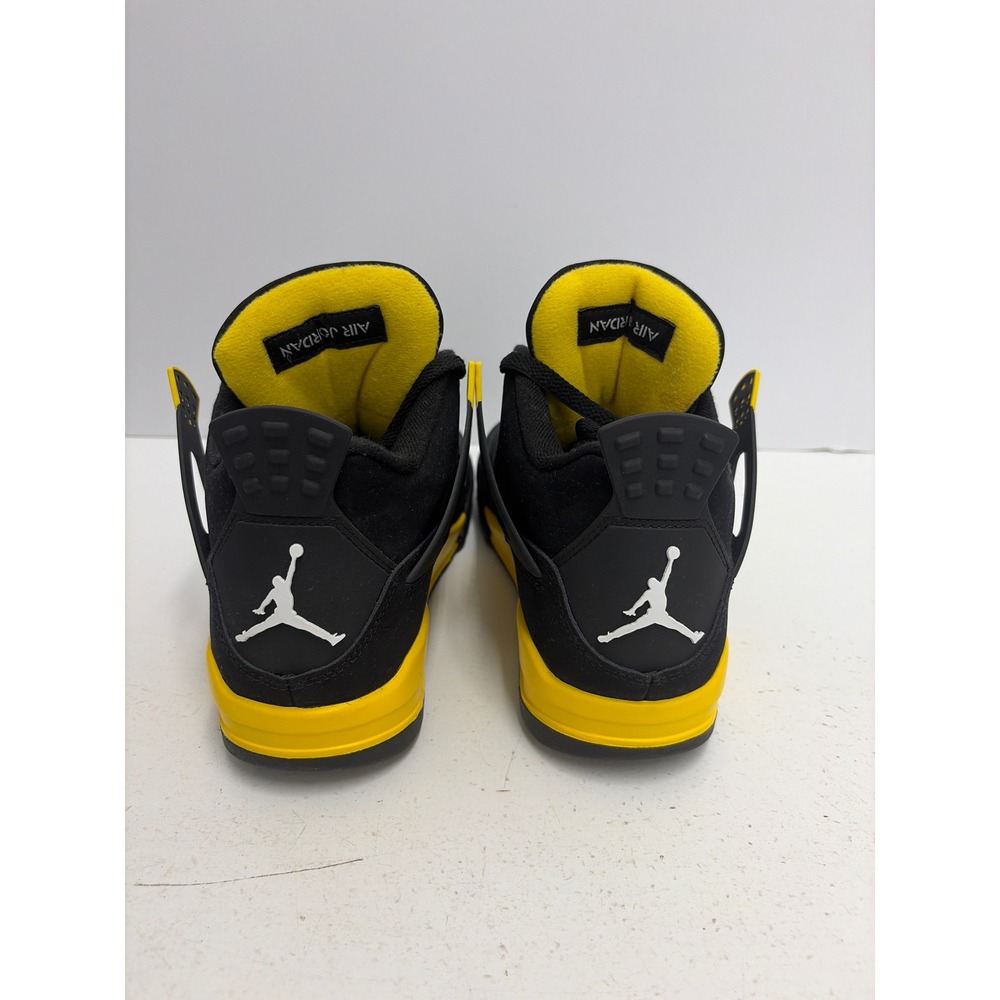 Jordan 4 Retro Thunder Black Tour Yellow Mens Basketball Shoes DH6927-017 US 8 - Picture 4 of 11